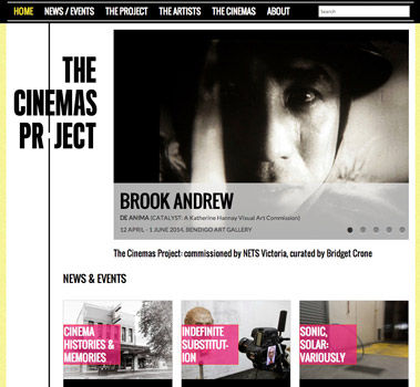The Cinemas Project website