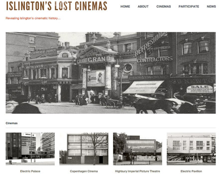 islingtons lost cinemas website